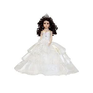 Kinnex Collections Since 1997-18" Porcelain Quinceanera Umbrella Doll